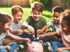 Wie du für deine Kinder sinnvoll Geld anlegen und investieren kannst (c) KI-generiert